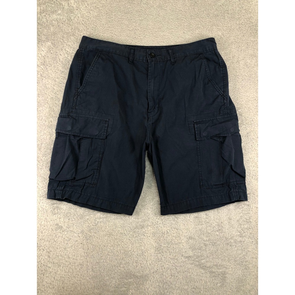 Levi's Cargo Shorts Men 34 Blue Ripstop Utility Pockets